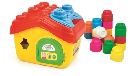 Klocki miękkie clemmy Domek Peppa 15 elemetów 17657 - Clementoni