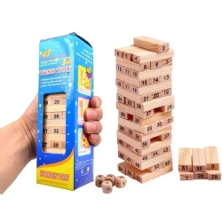 Wieża klocki drewniane 54el - Macyszyn Toys