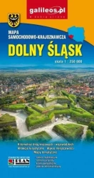 Mapa samochodowo-kraj. - Dolny Śląsk 1:250 000 w.7 - praca zbiorowa
