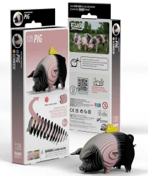 Świnka Eugy. Eko Układanka 3D - Eugy