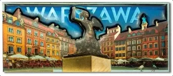 Magnes I love Poland Warszawa ILP-MAG-C-WAR-01 - Pan Dragon