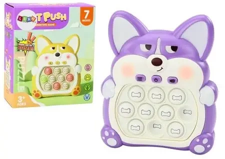 Gra zręcznościowa lisek fioletowa - Leantoys