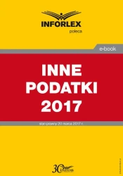 eBook INNE PODATKI 2017 - Infor Pl