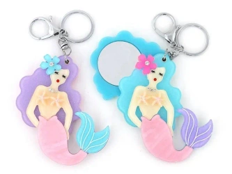 Brelok syrenka z lusterkiem MIX - ADAR
