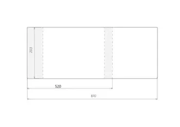 Okładka regulowana 203x520mm (50szt) - Sztapel