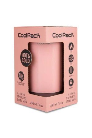 Kubek termiczny 350ml Coolpack Coffee Mug Tom Powder Pink - PATIO