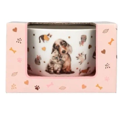 Miseczka w ozdobnym pudełku Top Model Fur Ever Friends 13867A - DEPESCHE