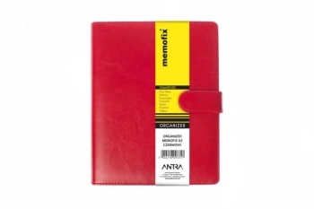 Organizer Memofix 2026 A5 czerwony - Antra