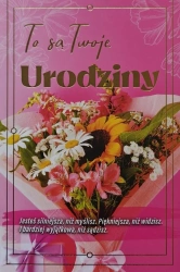 Karnet urodziny z wymiennymi cyframi JCX-233 - YEKU