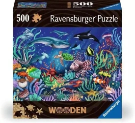 Puzzle drewniane 500 Podwodny świat - Ravensburger
