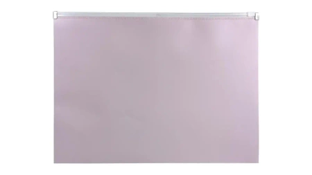 Teczka A4 na suwak PP róż morandi - BIURFOL