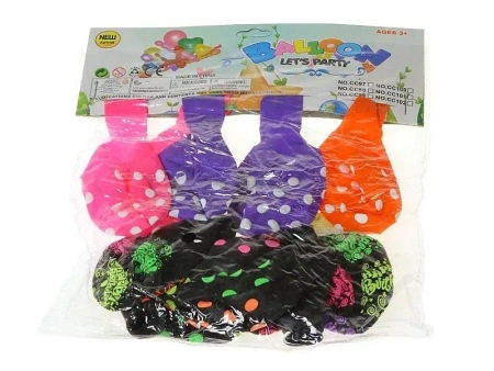 Balony w kropki 10szt - ADAR