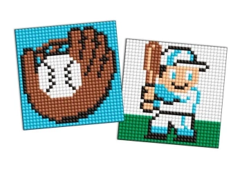 Diamentowa mozaika naklejka Kids - Sport Baseball - Ideyka