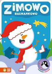 Kolorowanki z naklejkami. Zimowo bałwankowo - praca zbiorowa