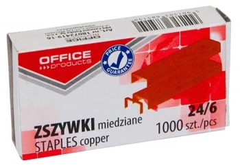 Zszywki miedziane 1000szt - Office