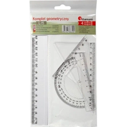 Komplet geometryczny 15cm 4 elementowy - Titanum