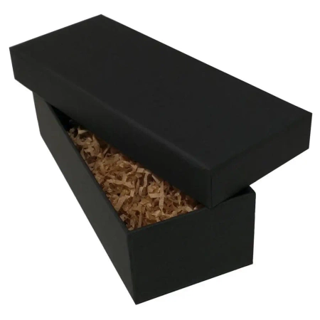 Pudełko tekturowe kraft czarne 20x8x5,5cm - Ziemia Obiecana