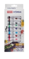 Farbki olejne 12 kolorów EASY - Easy Stationery