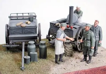 German Field Kitchen Scenery - Tamiya