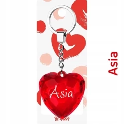 Brelok Serce Asia - Be-Happy Gifts