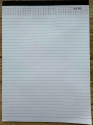 Blok biurowy A4 linia do teczek - Antra