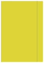 Teczka z gumką. A4+ żółta. - Interdruk