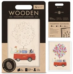 Księga gości weselnych na odciski palców Ślub - Cozywood