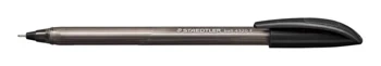 Długopis jednorazowy trójkątny czarny (10szt) - Staedtler