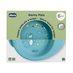 Talerz podgrzewany turkusowy 6m+ - Chicco