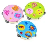 Tamburyn z 6 cymbałkami mix - Bontempi