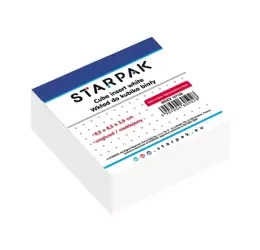 Wkład do kubika biały nieklejony 85x85 mm - STARPAK