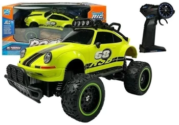 Auto R/C Beetle zielone 6.5km/h - Leantoys