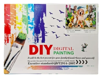 Malowanie po numerach Zwierzęta - SWEDE