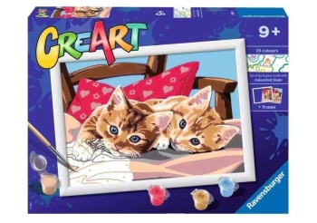 CreArt dla dzieci: Dwa słodkie kotki - Ravensburger