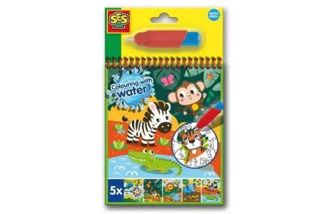 Kolorowanka wodna z pędzelkiem - SES