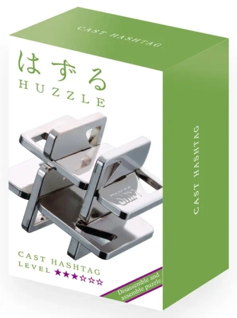 Łamigłówka Huzzle Cast Hashtag poziom 3/6 - Hanayama