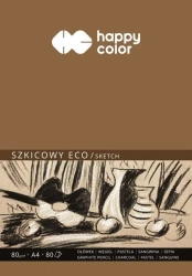 Blok szkicowy eco A4/80K 80g HAPPY COLOR - GDD