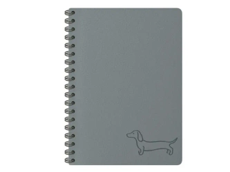 Kołozeszyt popielaty 11x15cm - MFP