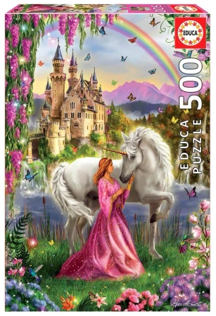 Puzzle 500 Wróżka i Jednorożec 109630 - Educa