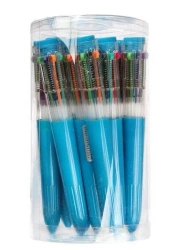 Długopis 10 kolorowy mix (12szt) - Titanum