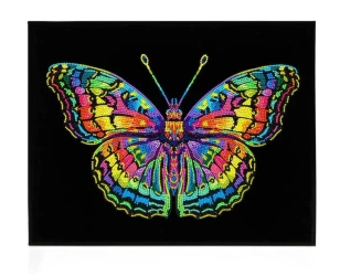 Diamond Dotz - Adults Flocked Neon Butterfly
