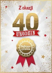 Karnet Urodziny 40 - Armin Style
