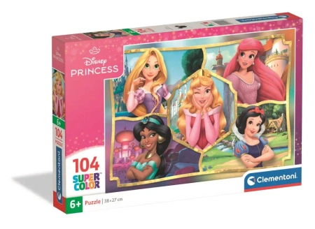 Puzzle 104 Super Kolor Princess - Clementoni