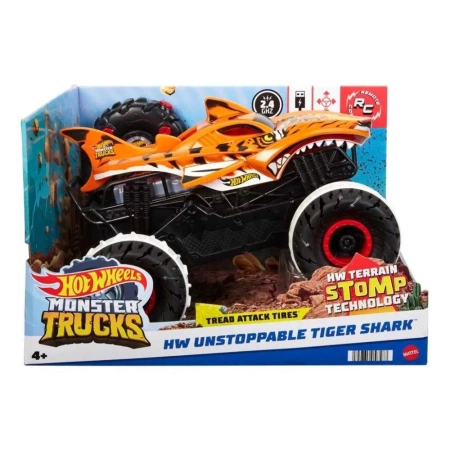 Hot Wheels Monster Track Tiger Shark HGV87 RC - Mattel