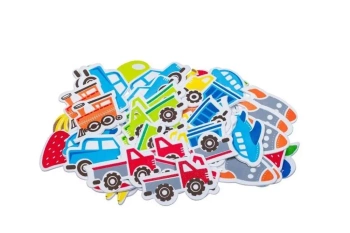 Naklejki z pianki ulica 36szt - Brewis