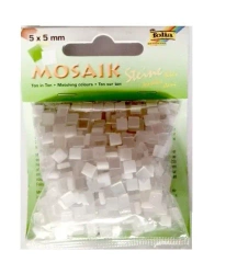 Kamyczki Ton in Ton 5x5mm biały - Galeria Hobby