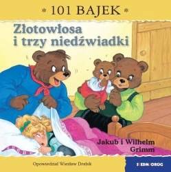 101 bajek. Złotowłosa i trzy niedźwiadki - Wiesław Drabik, Liliane Crismer