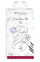 Zestaw One Line Art - do rysunku jedną kreską 9el - Tombow