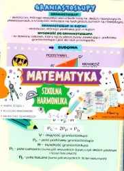 Ściąga harmonijka matermatyka - ostrosłupy B6 - praca zbiorowa