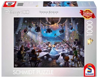 Puzzle 1000 PQ T. Kinkade 100 lat Disneya Jubileuszowy taniec Disney 111743 - Schmidt Puzzle